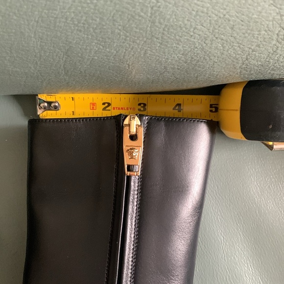 Versace Square Toe Platform Bootie - Picture 3 of 5